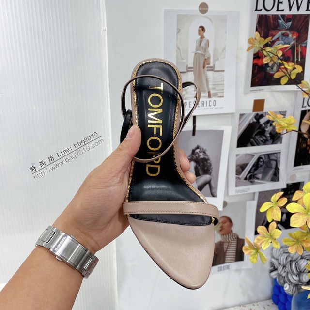 TOM FORD湯姆福特2022春夏專櫃新款女士高跟涼鞋 dx3125
